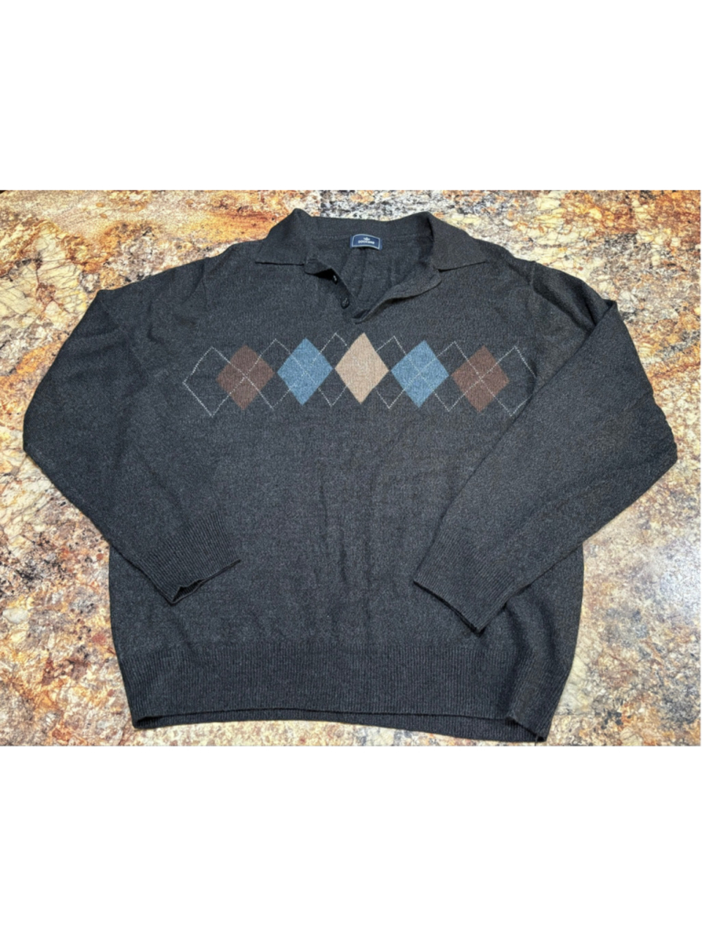 Dockers Argyle Collared Sweater